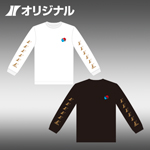 拳サポワンポイント刺しゅう入りロンT